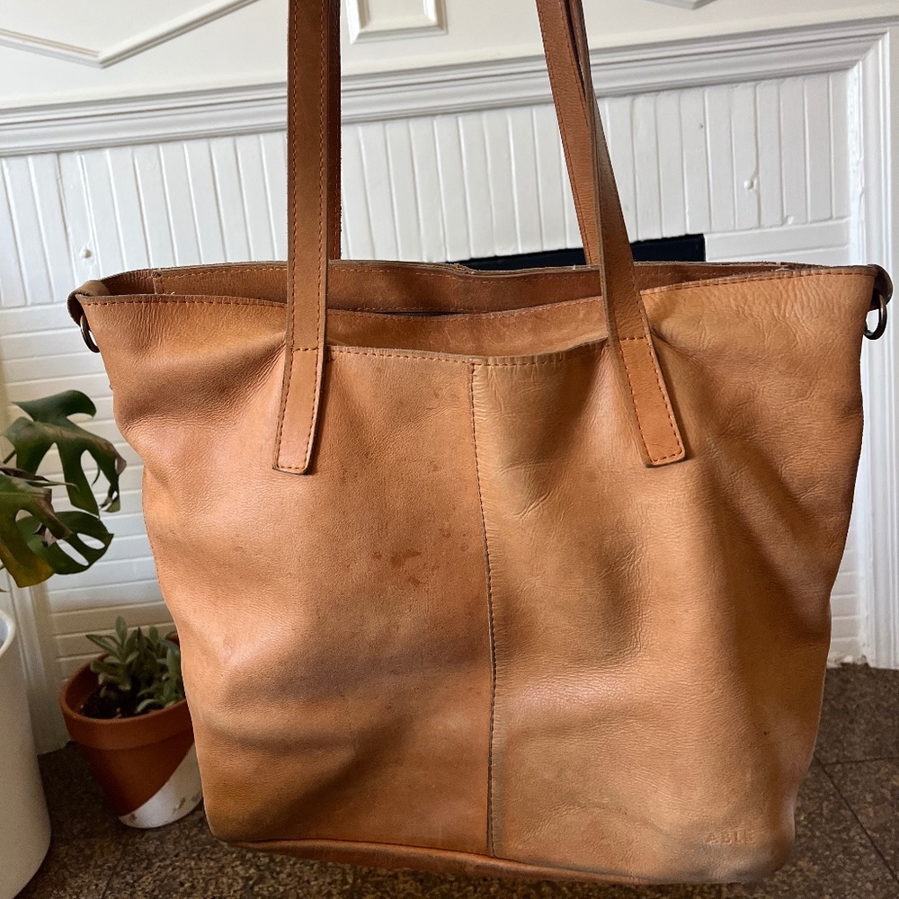 Able Alem Utility Leather Tote